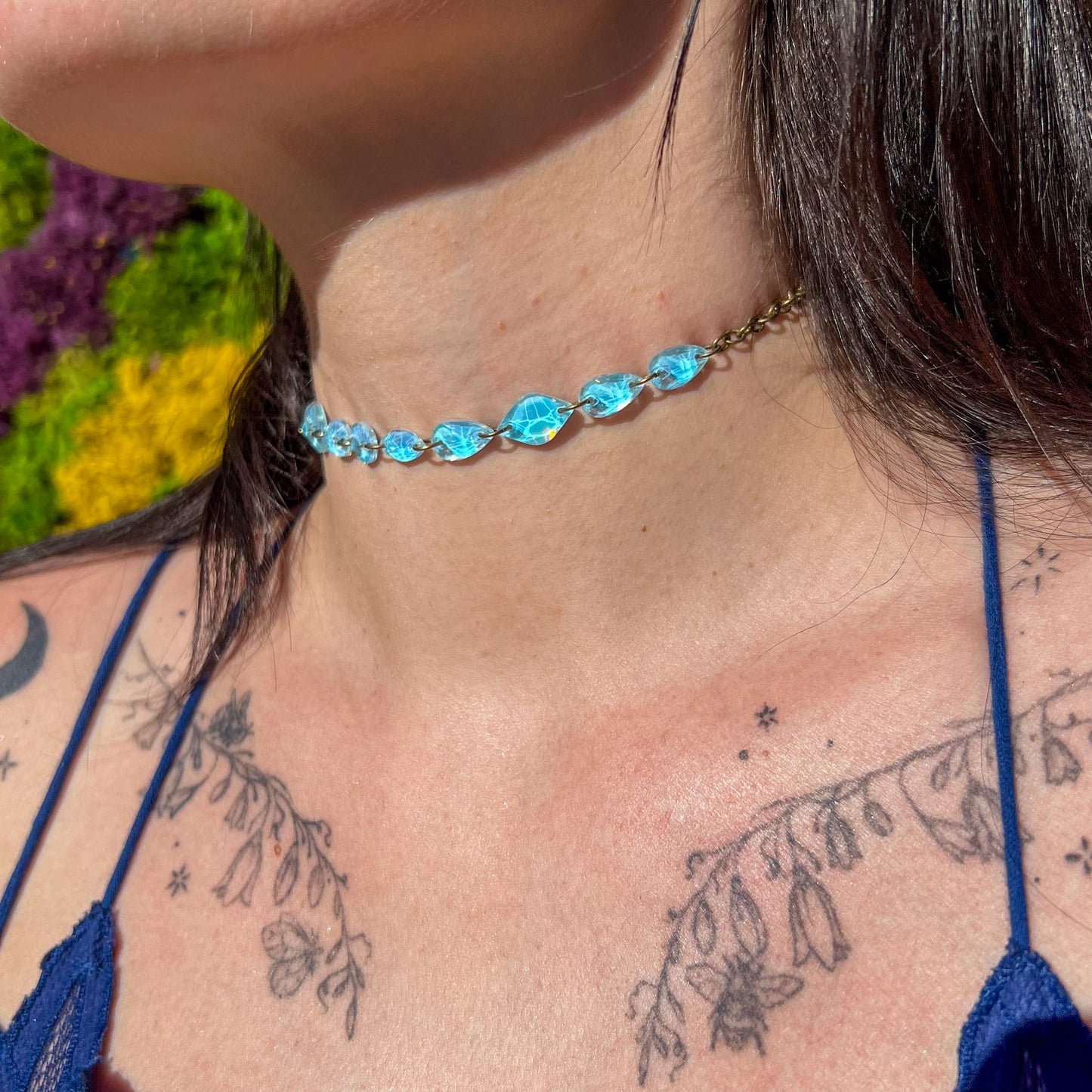 Blue Jean Baby Choker