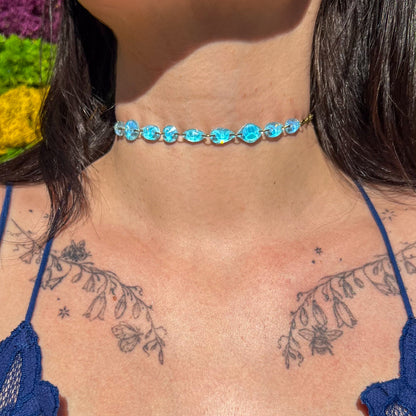 Blue Jean Baby Choker