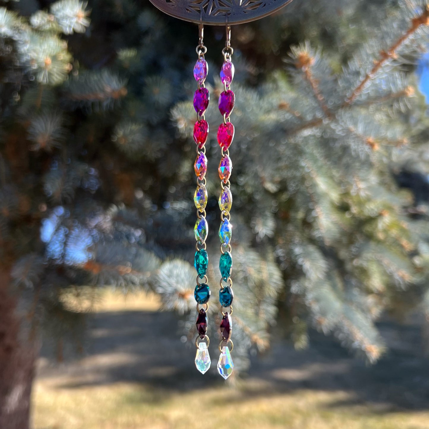 Kaleidoscope Dreams Earrings (one of a kind)