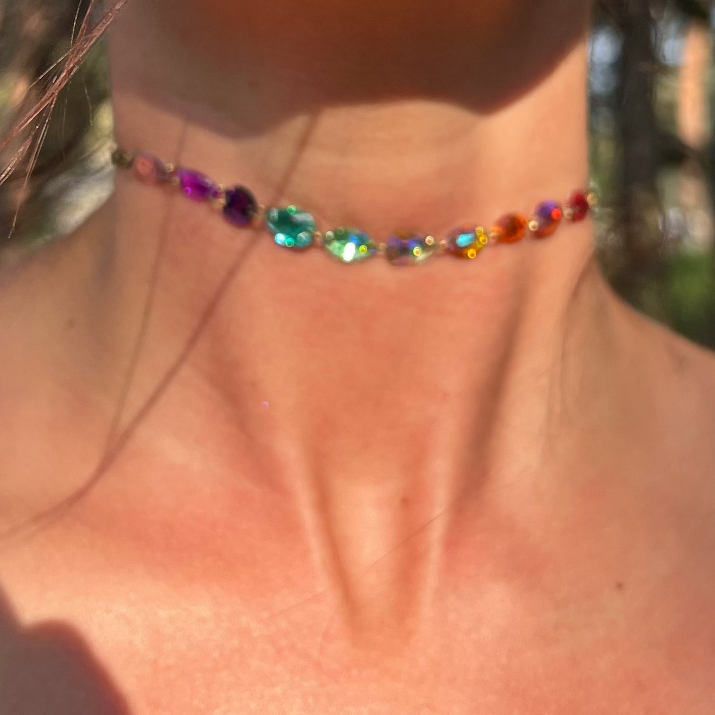 Choker in Rainbow Daydream