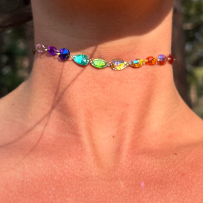 Choker in Rainbow Daydream