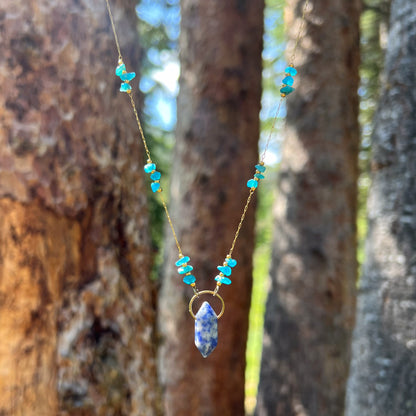 Blue Spot Jasper Necklace