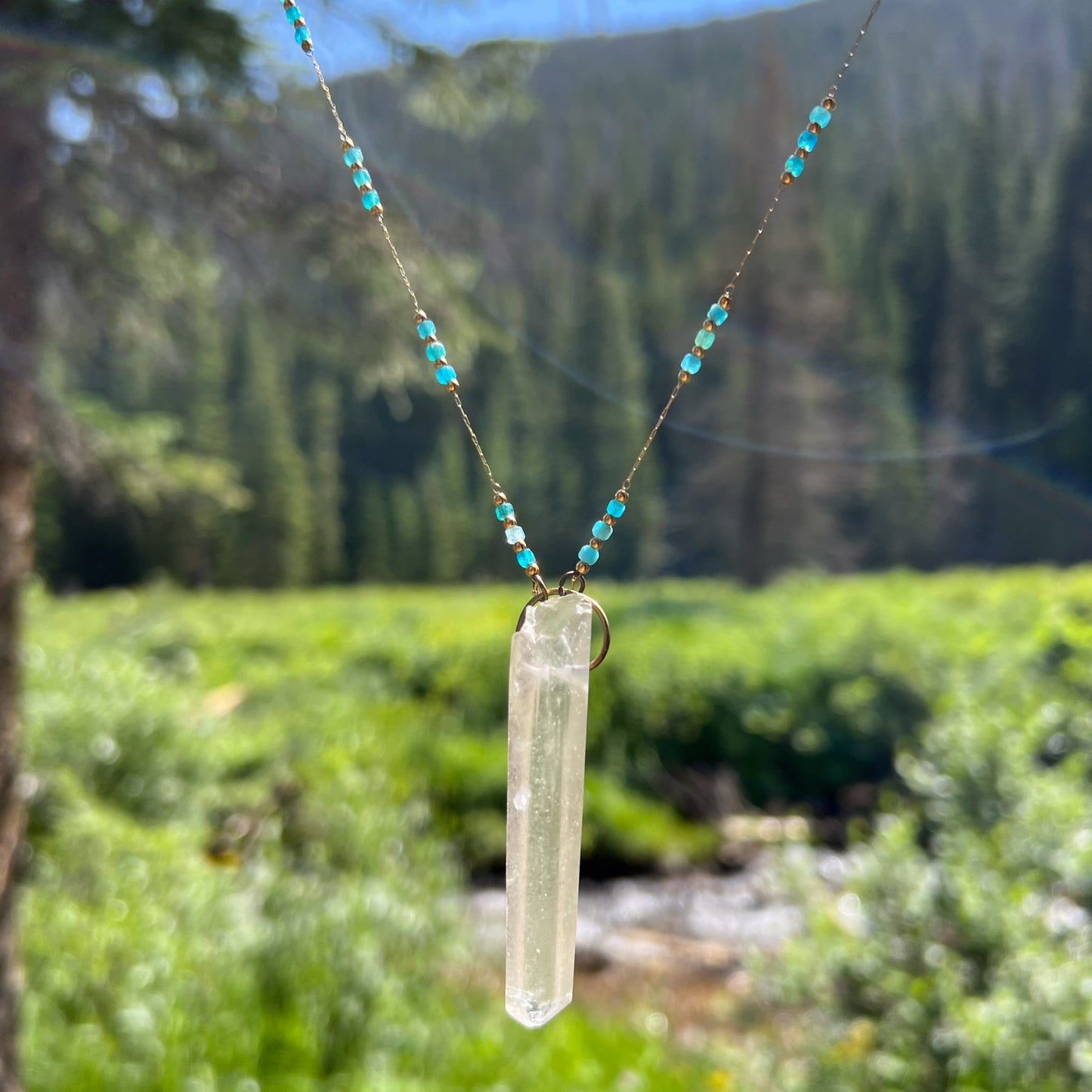 Sea Sprite Quartz Necklace