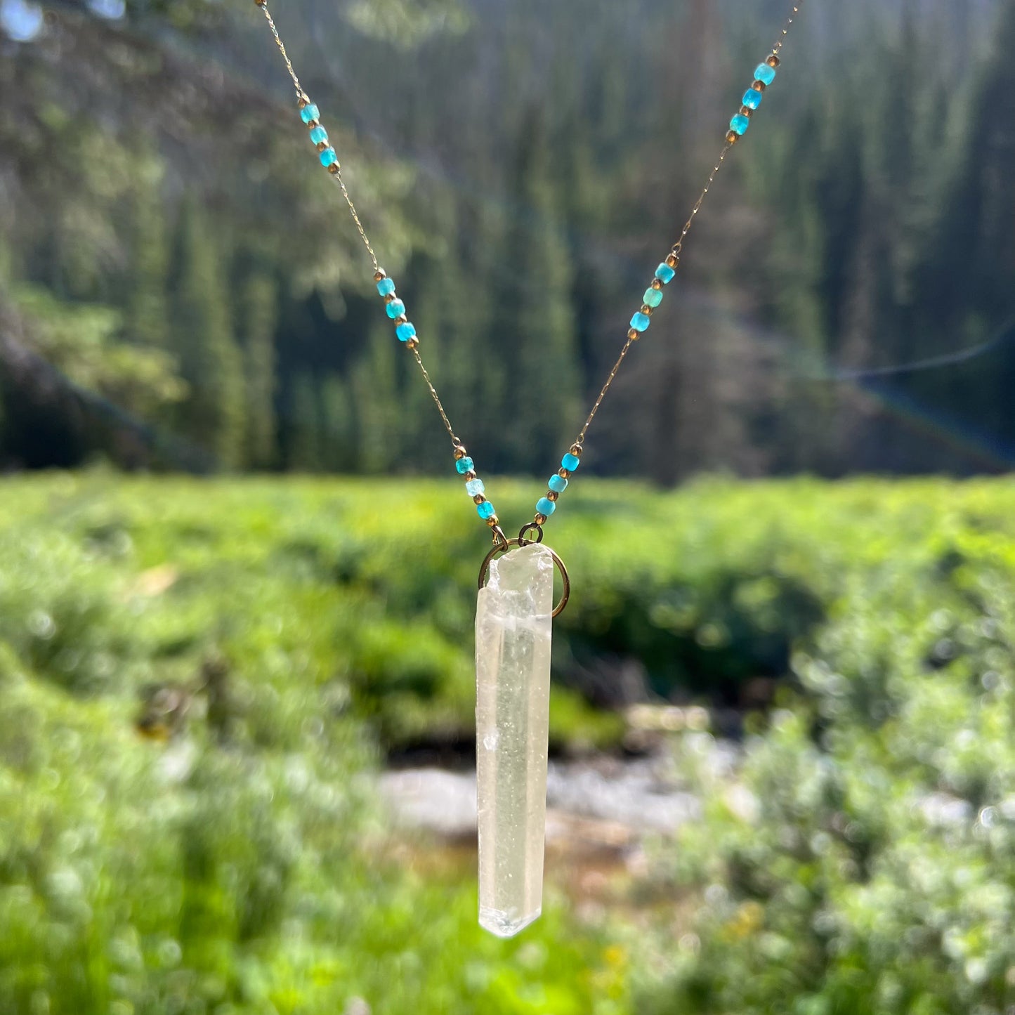 Sea Sprite Quartz Necklace