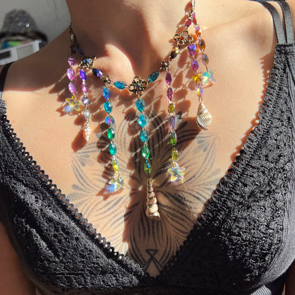 Seashell Cascade Necklace