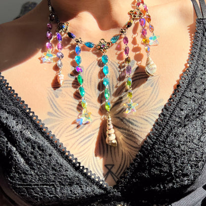 Seashell Cascade Necklace