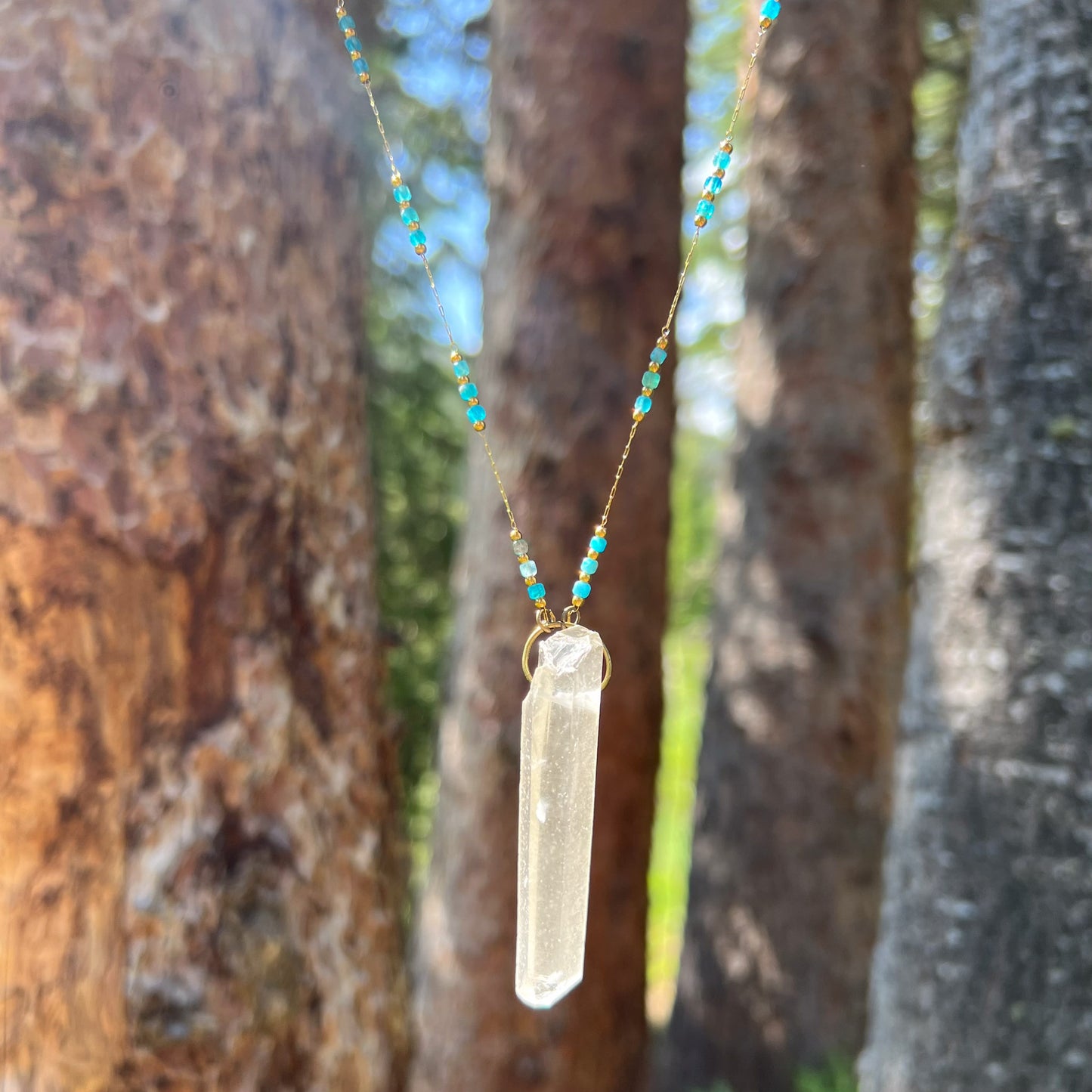 Sea Sprite Quartz Necklace