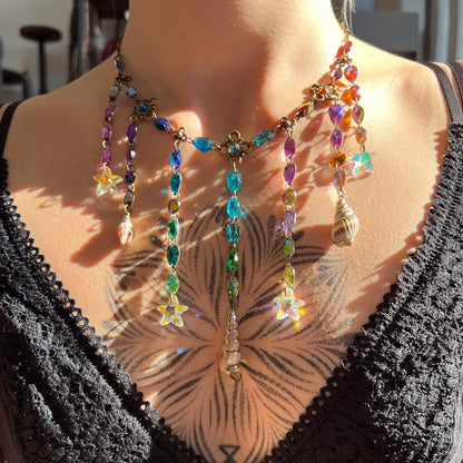 Seashell Cascade Necklace