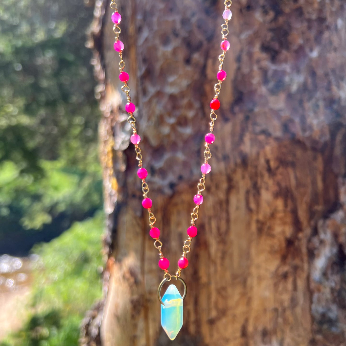 Pink Opalite Necklace