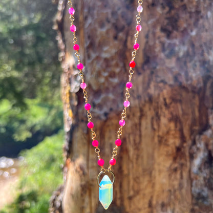 Pink Opalite Necklace