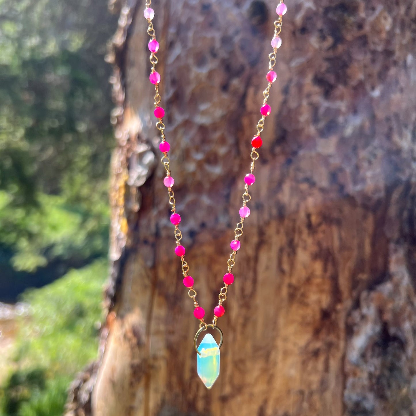 Pink Opalite Necklace