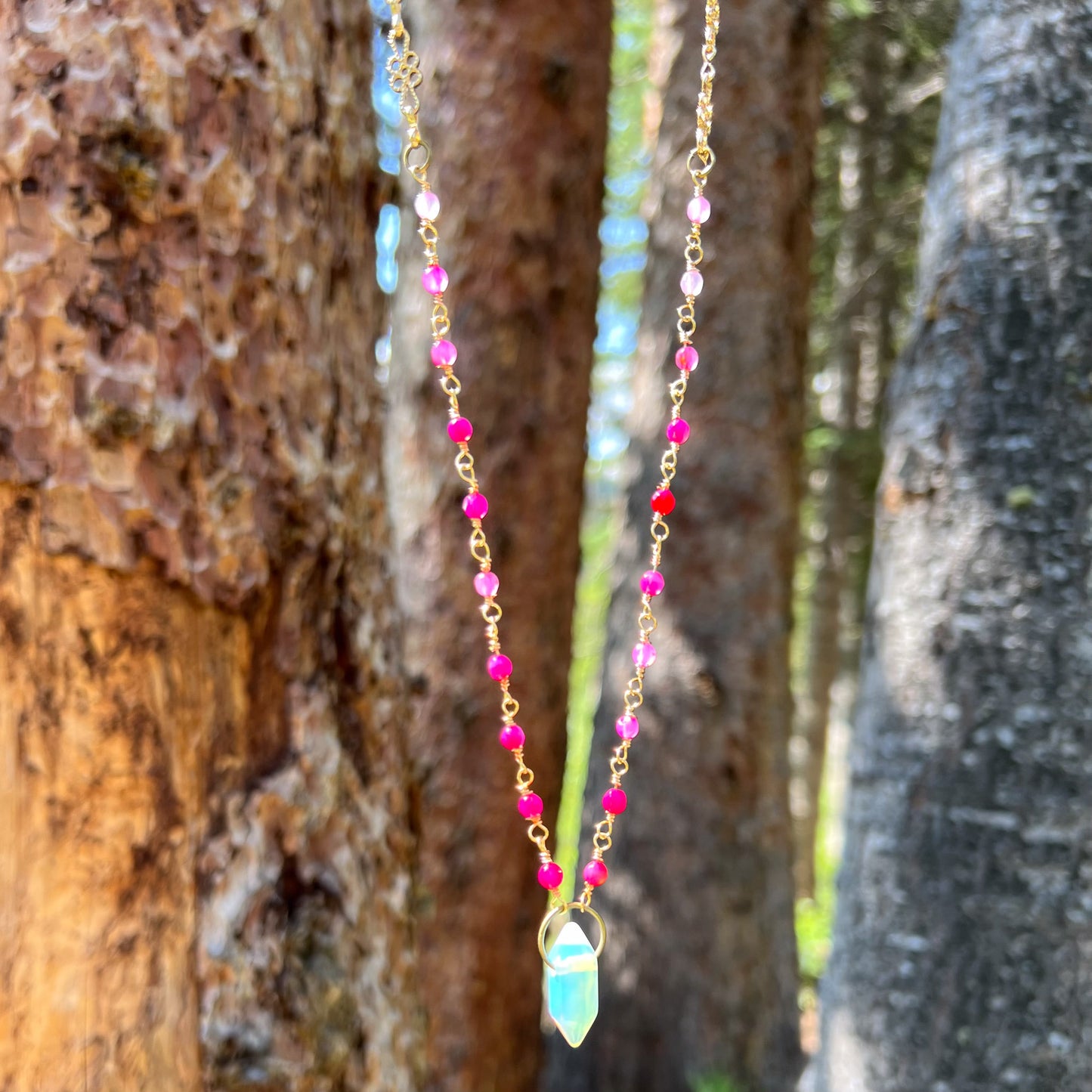 Pink Opalite Necklace