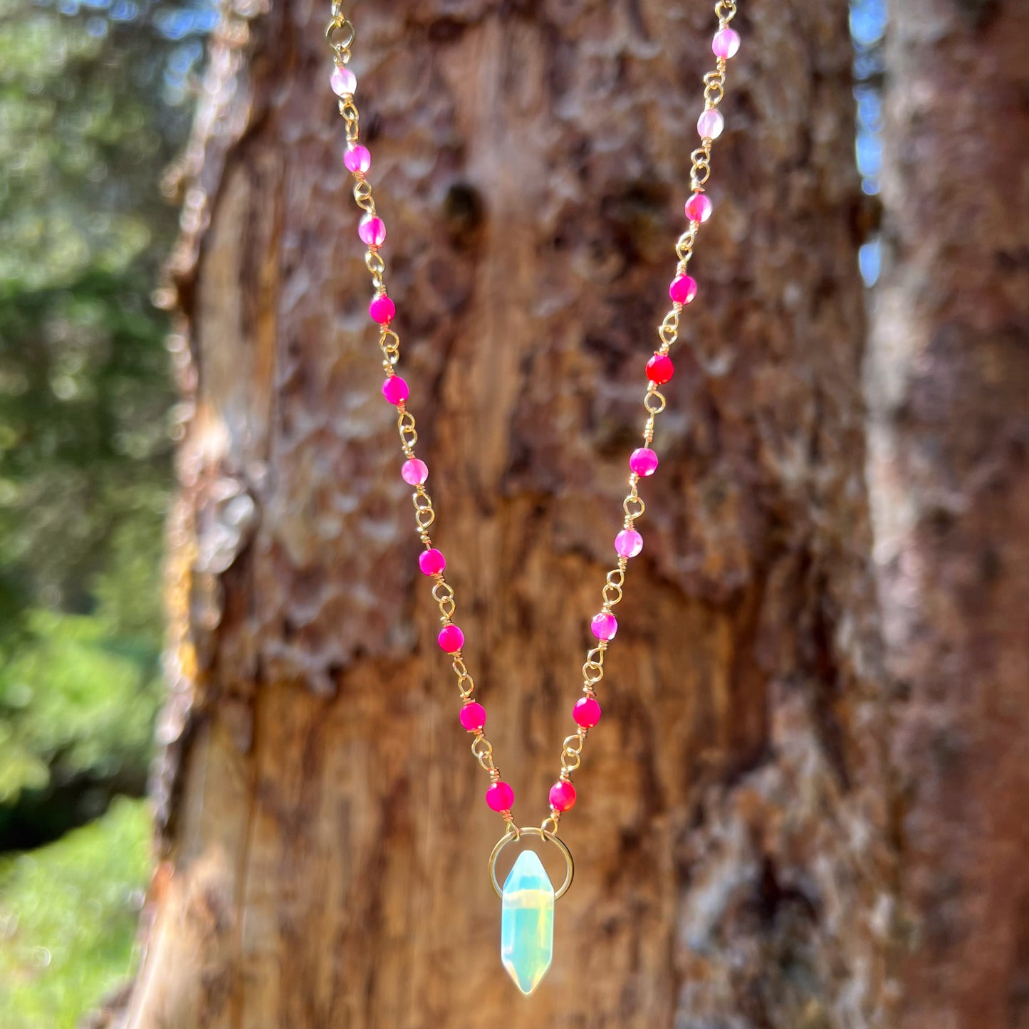 Pink Opalite Necklace