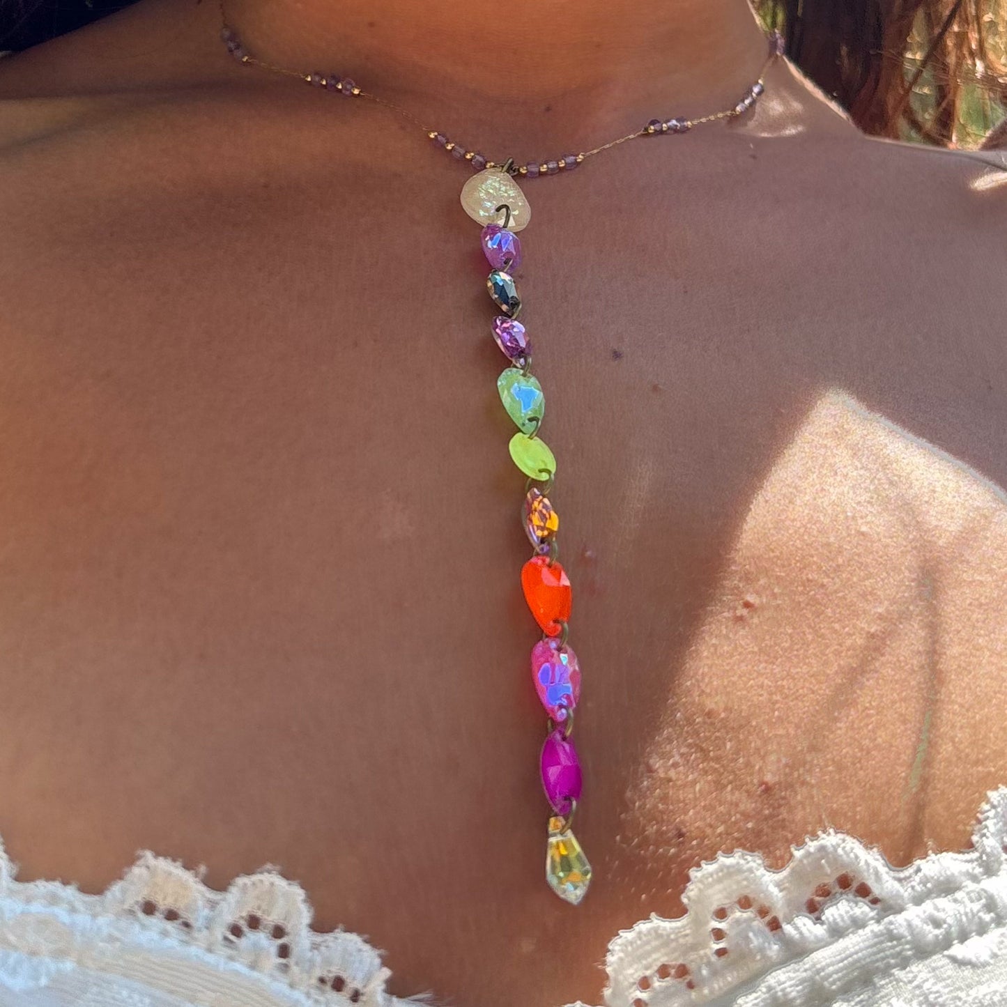 Amethyst Kaleidoscope Necklace