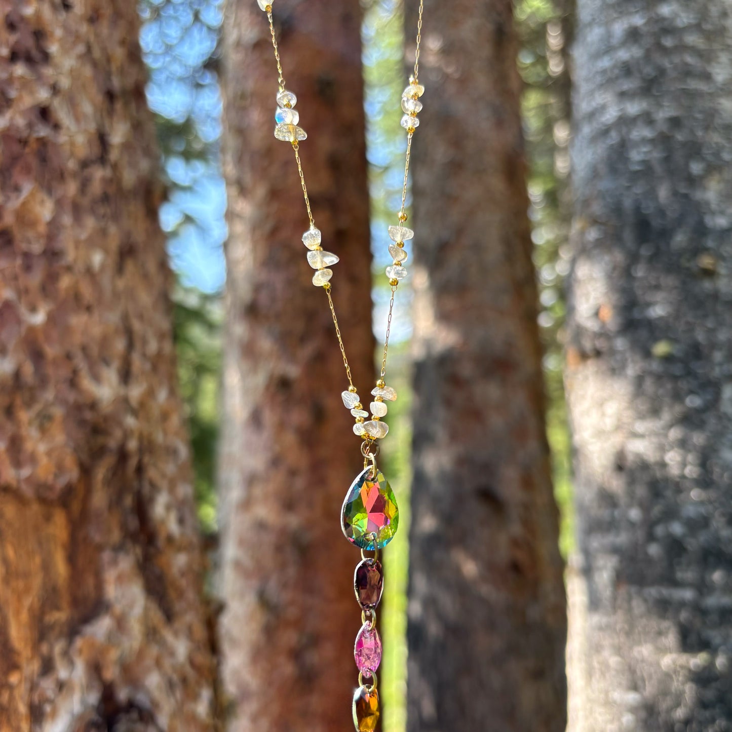 Labradorite Prism Necklace