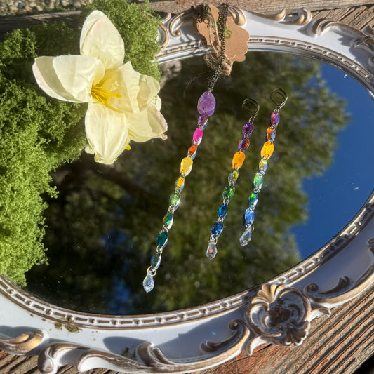 Rainbow Dreams Necklace & earrings set
