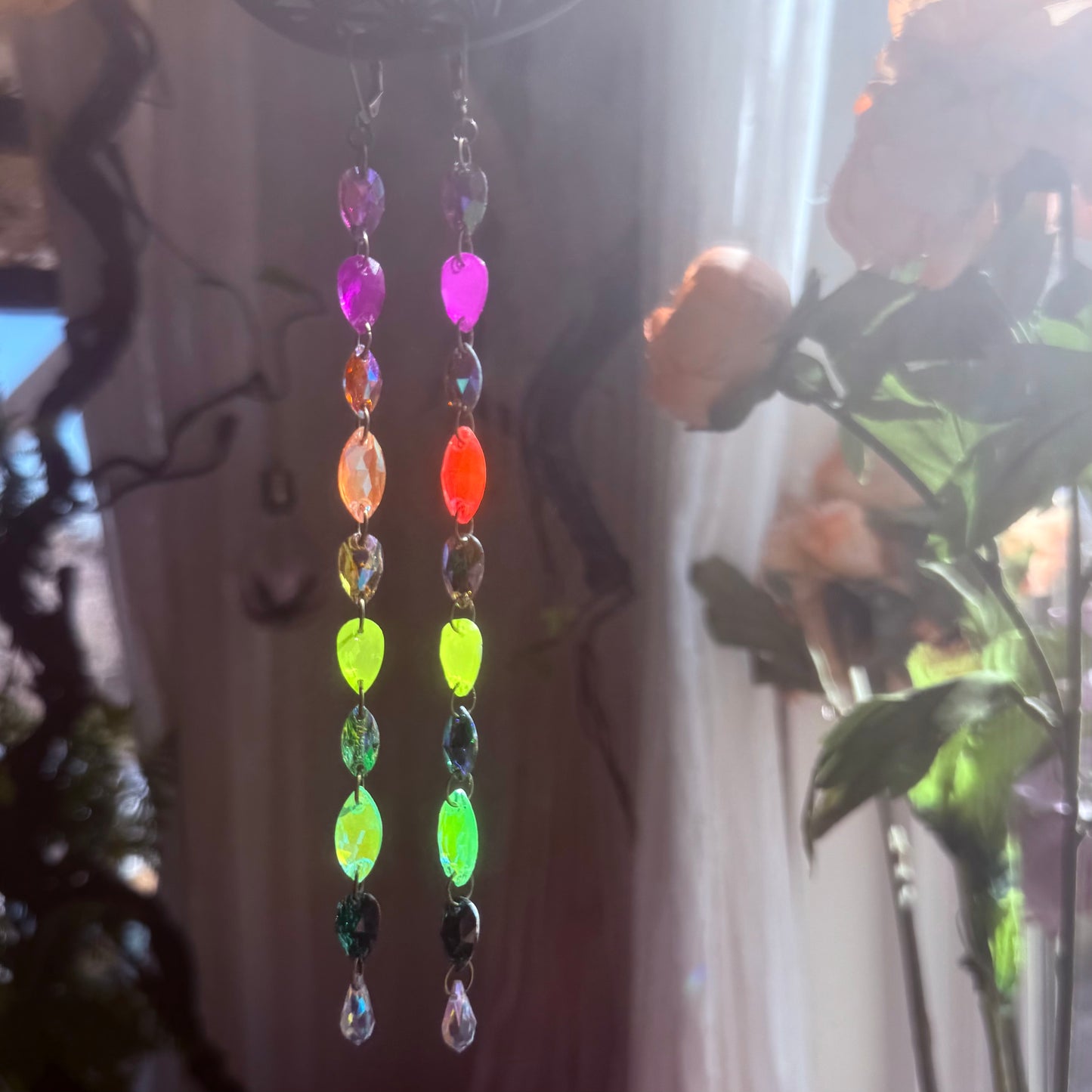 Portal light earrings