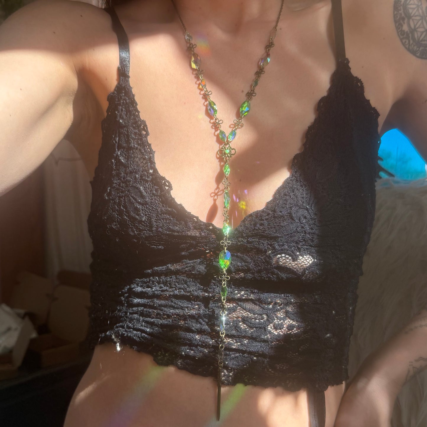 Glass Greenhouse Necklace