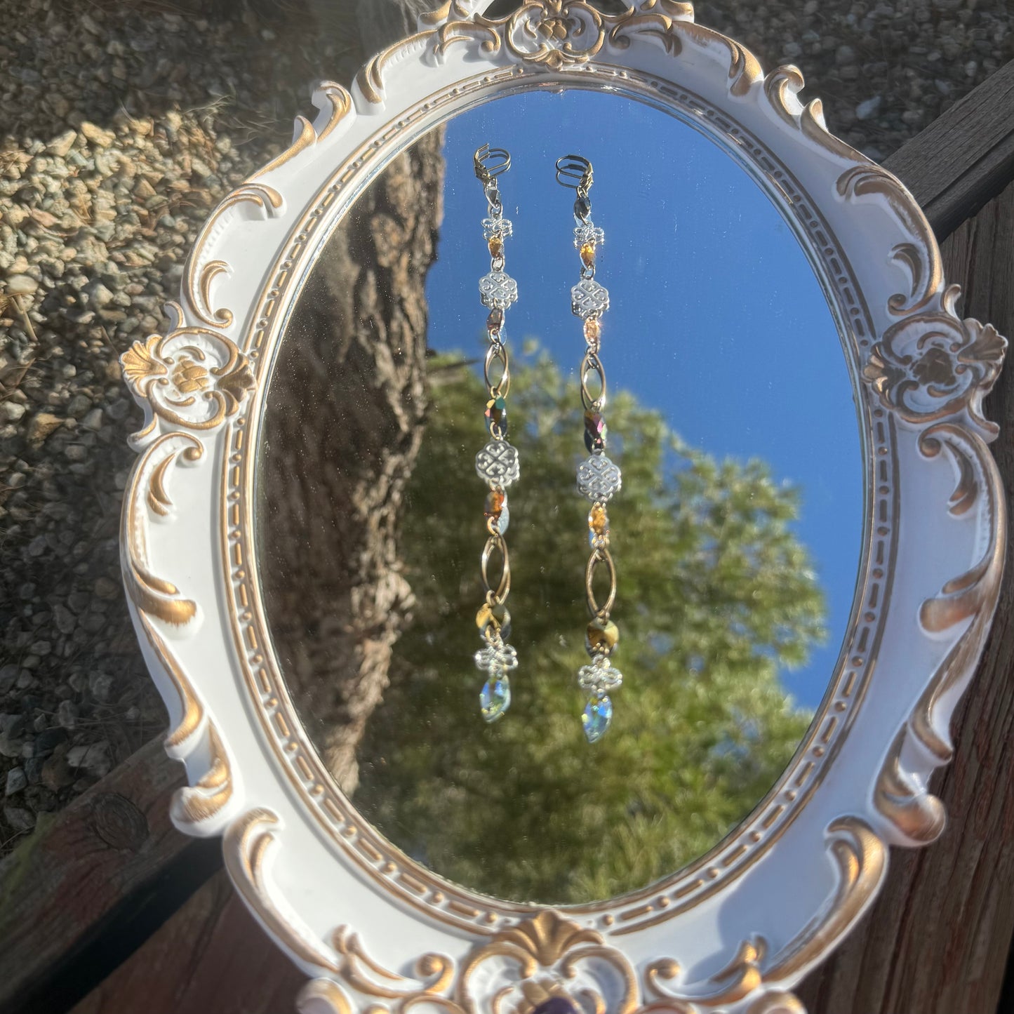 Harvest moon earrings