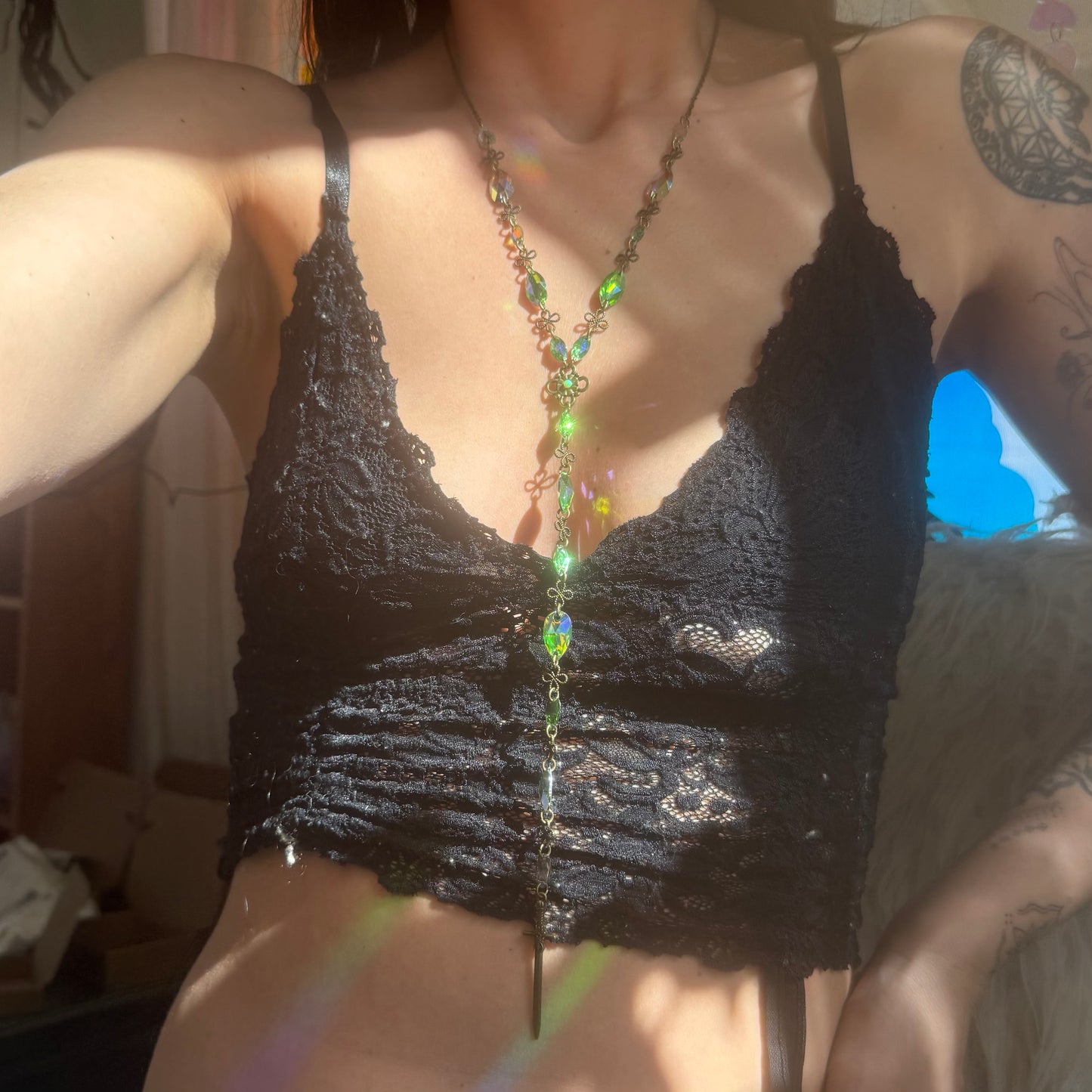 Glass Greenhouse Necklace