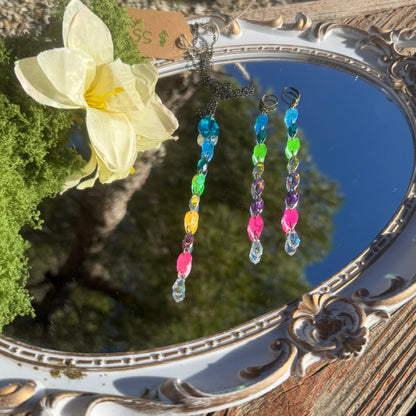 Neon Dreams Necklace & Earrings set