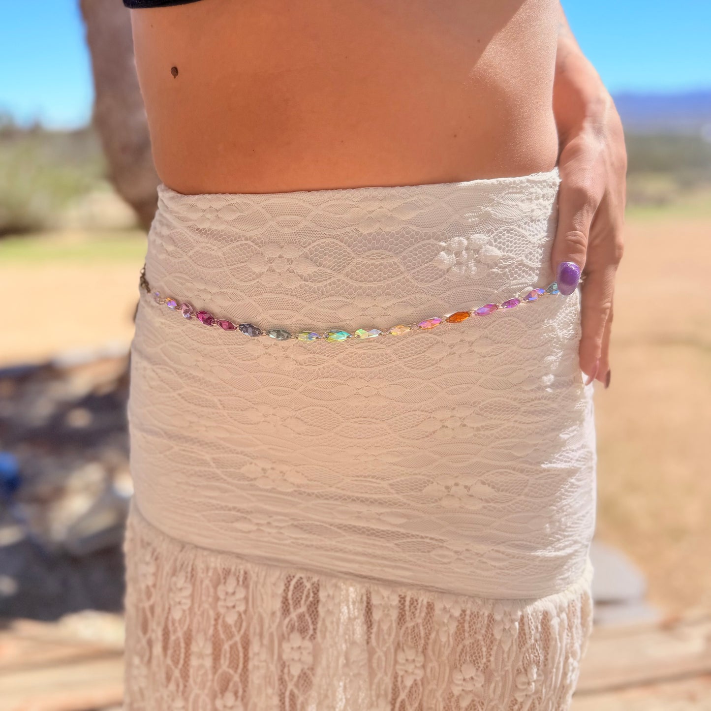Painted Skies Belly Chain