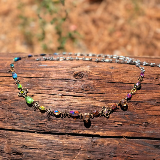 Mystic Daydream mixed metal belt/ waist chain
