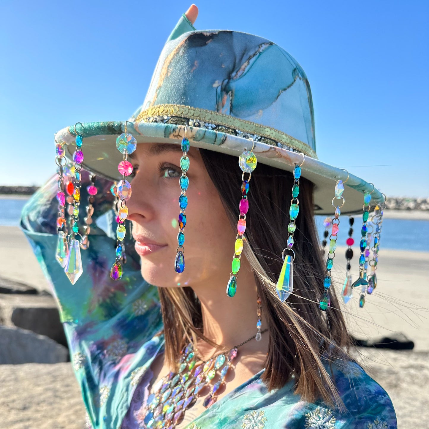 Mermaid Lagoon Fedora Hat