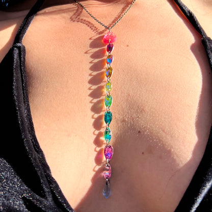 Pink Orbit Necklace
