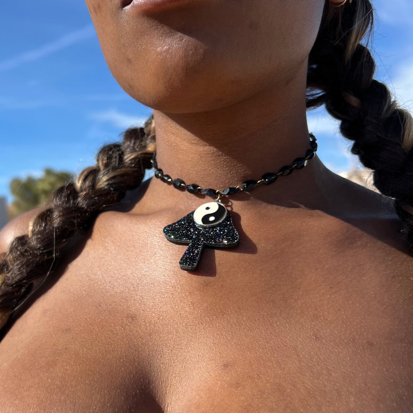 Marina Fini x Seeds of Life Choker in Ying Yang Reverie