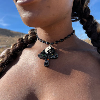 Marina Fini x Seeds of Life Choker in Ying Yang Reverie