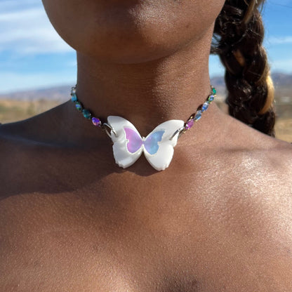 Marina Fini x Seeds of Life Choker in Aurora Garden