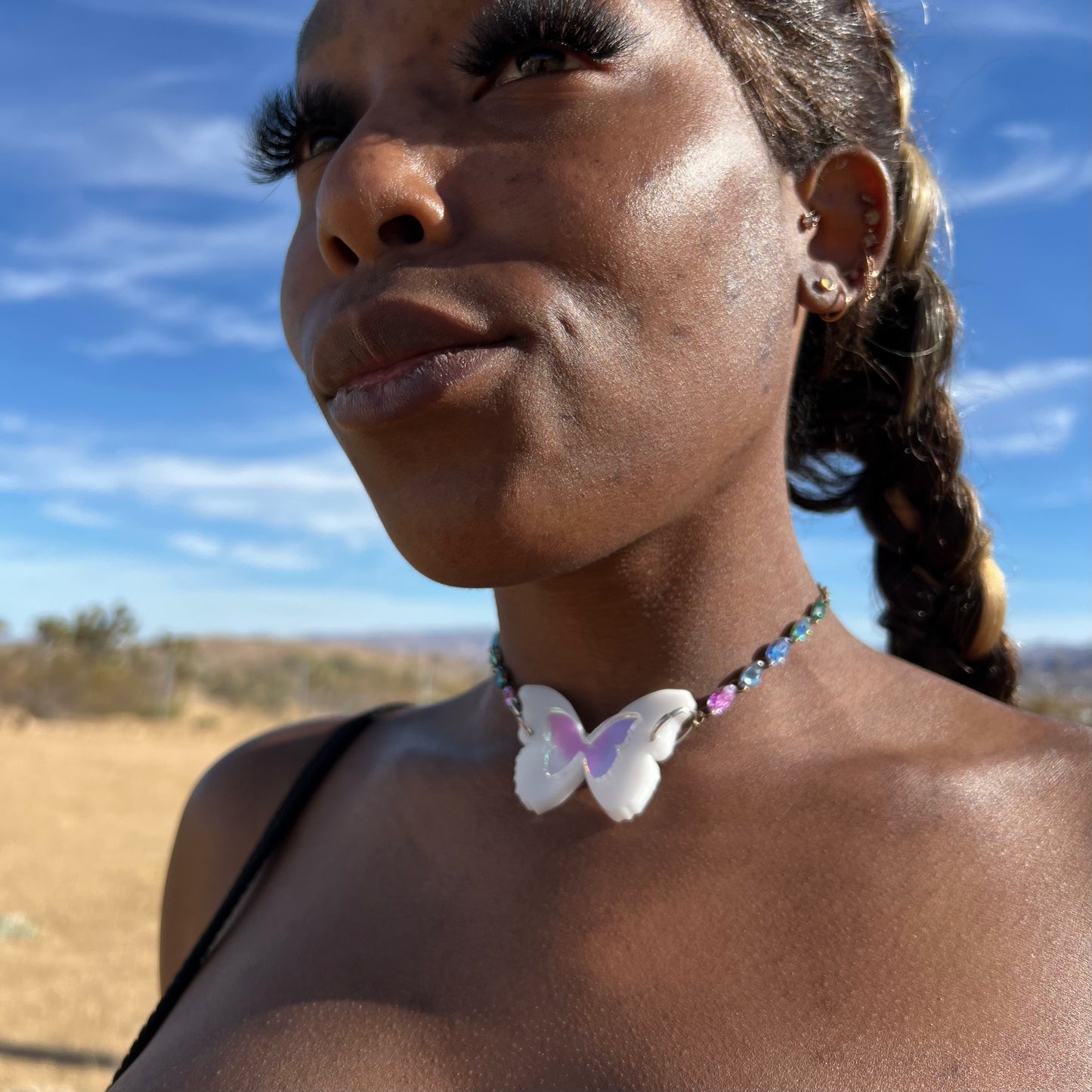 Marina Fini x Seeds of Life Choker in Aurora Garden