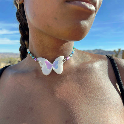 Marina Fini x Seeds of Life Choker in Aurora Garden