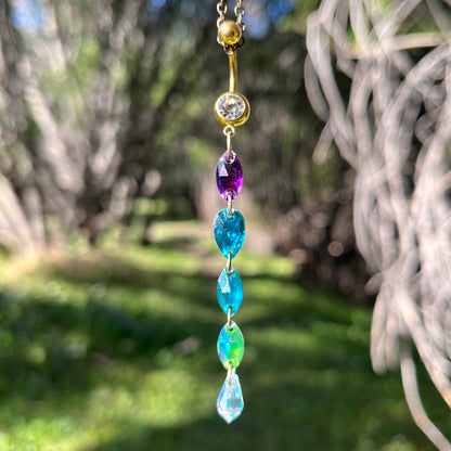 Twisted Colors Belly Ring