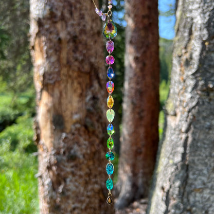 Rainbow Mist Amethyst Necklace