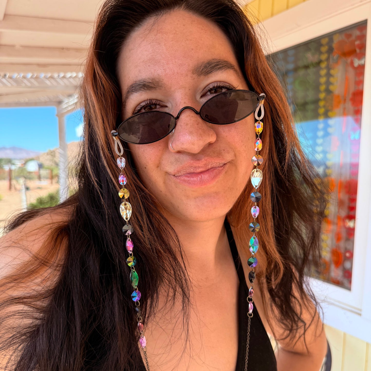 Cosmic Current Sunglass Chains (with glasses)