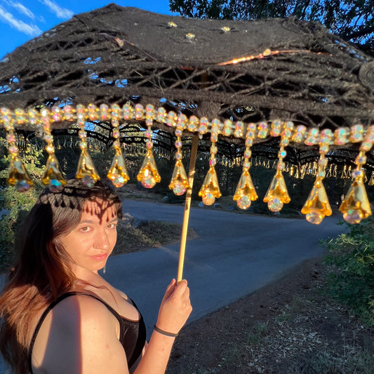 Golden Crystal Parasol