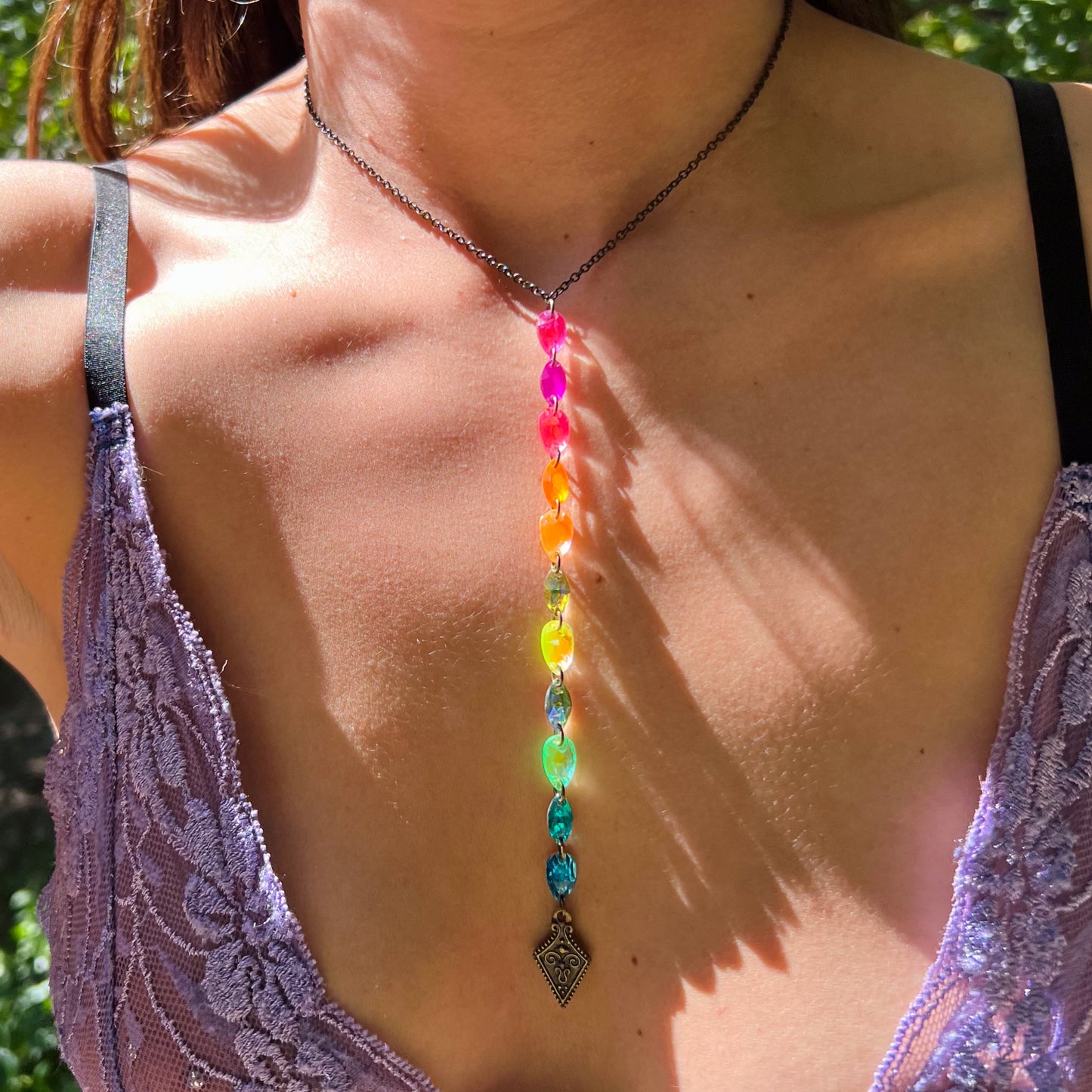 Rainbow Venom Necklace