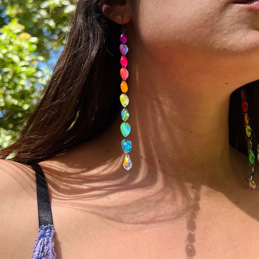 Spaceship Earrings
