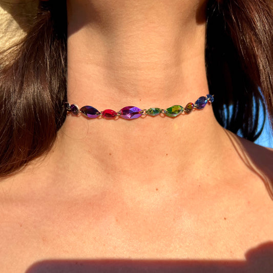 Choker Necklace in Nebula