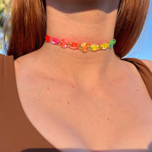 Choker Necklace in Summer Days
