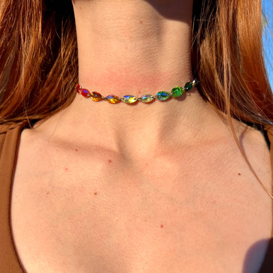 Choker Necklace in Mirage