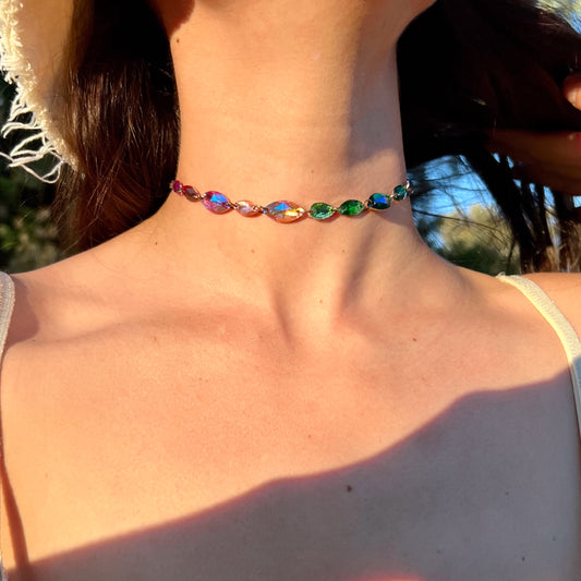 Choker Necklace in Galaxies