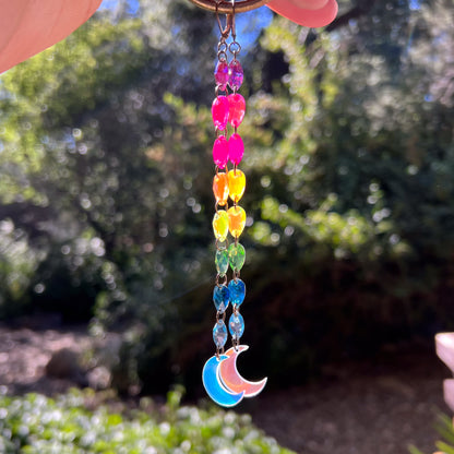 Rainbow Dreams Lunar Earrings