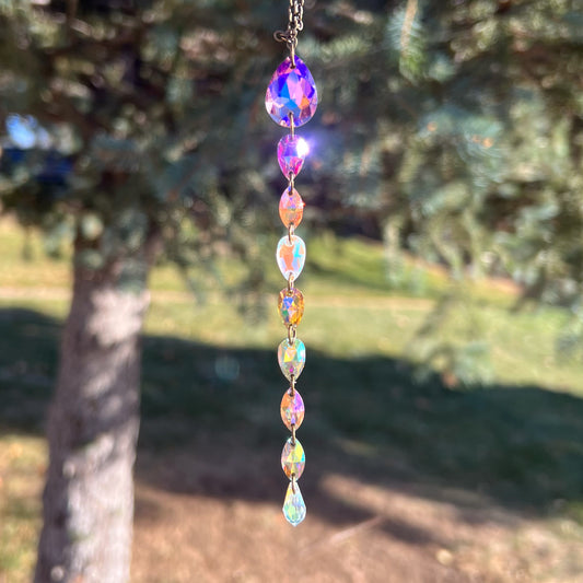 Purple Snowstorm Necklace