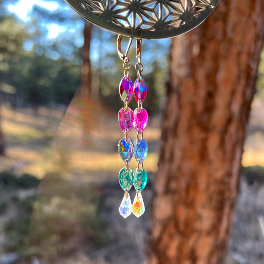 Psychedelic Prism Earrings