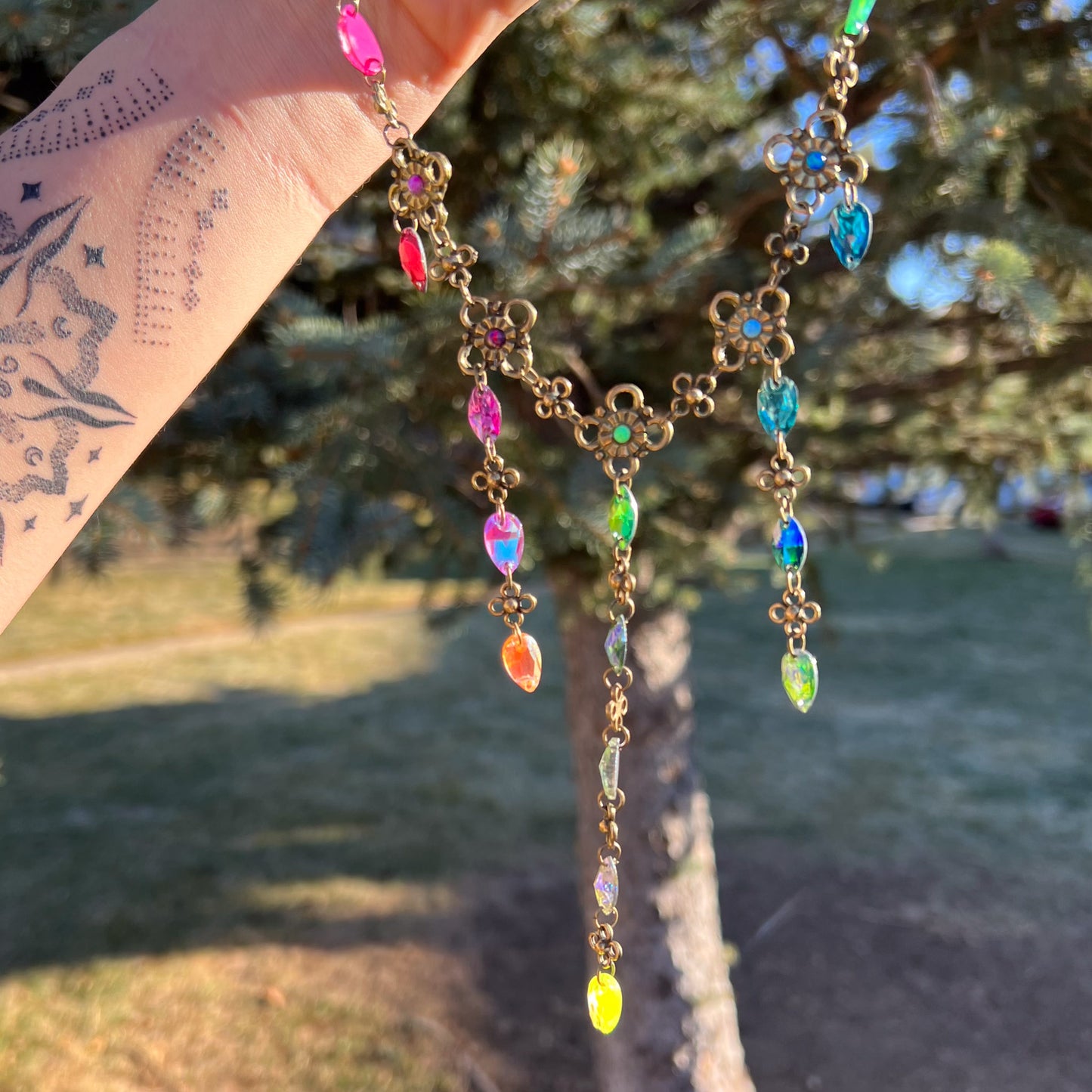 Kaleidoscope Snowflake Necklace