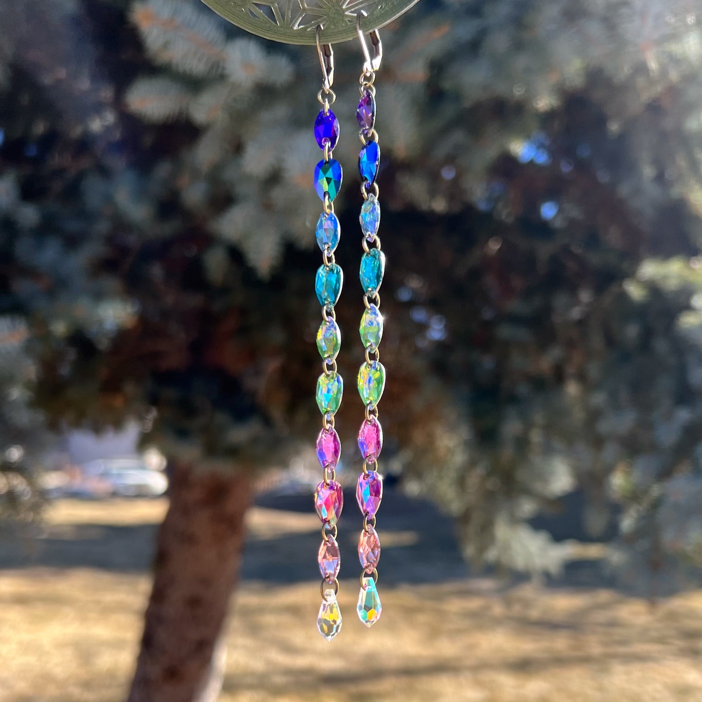 Mystic Mirage Earrings (one of a kind)